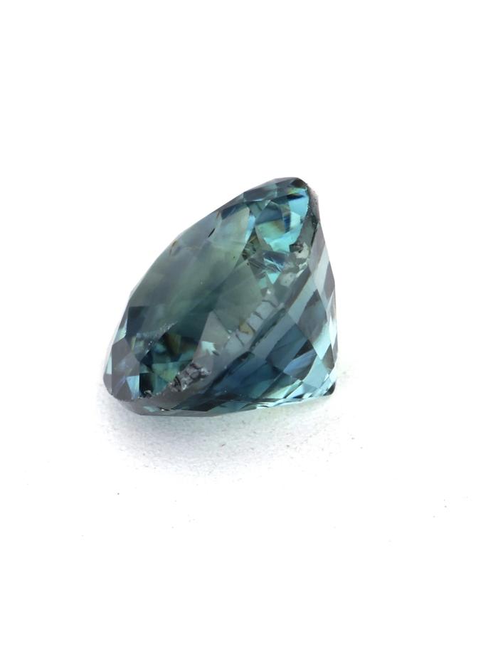 Nangi fine jewelry - teal / Peacock sapphire gemstone in gold