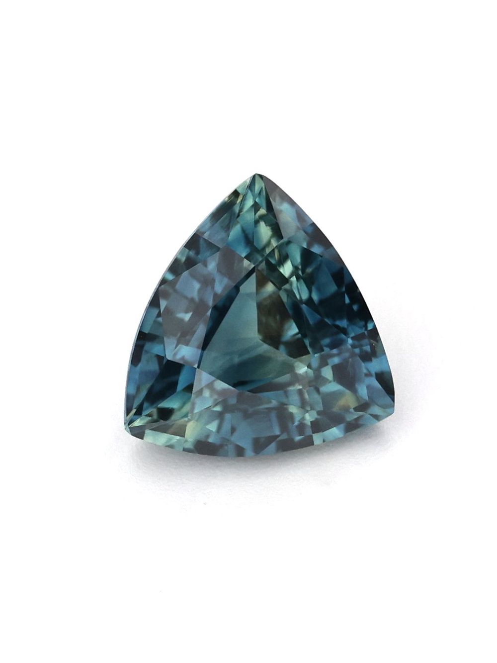 1.50 ct Teal, Trillion Sapphire