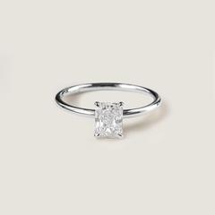 Nangi fine jewelry - white ring in gold