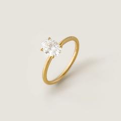 Nangi fine jewelry - white ring in gold