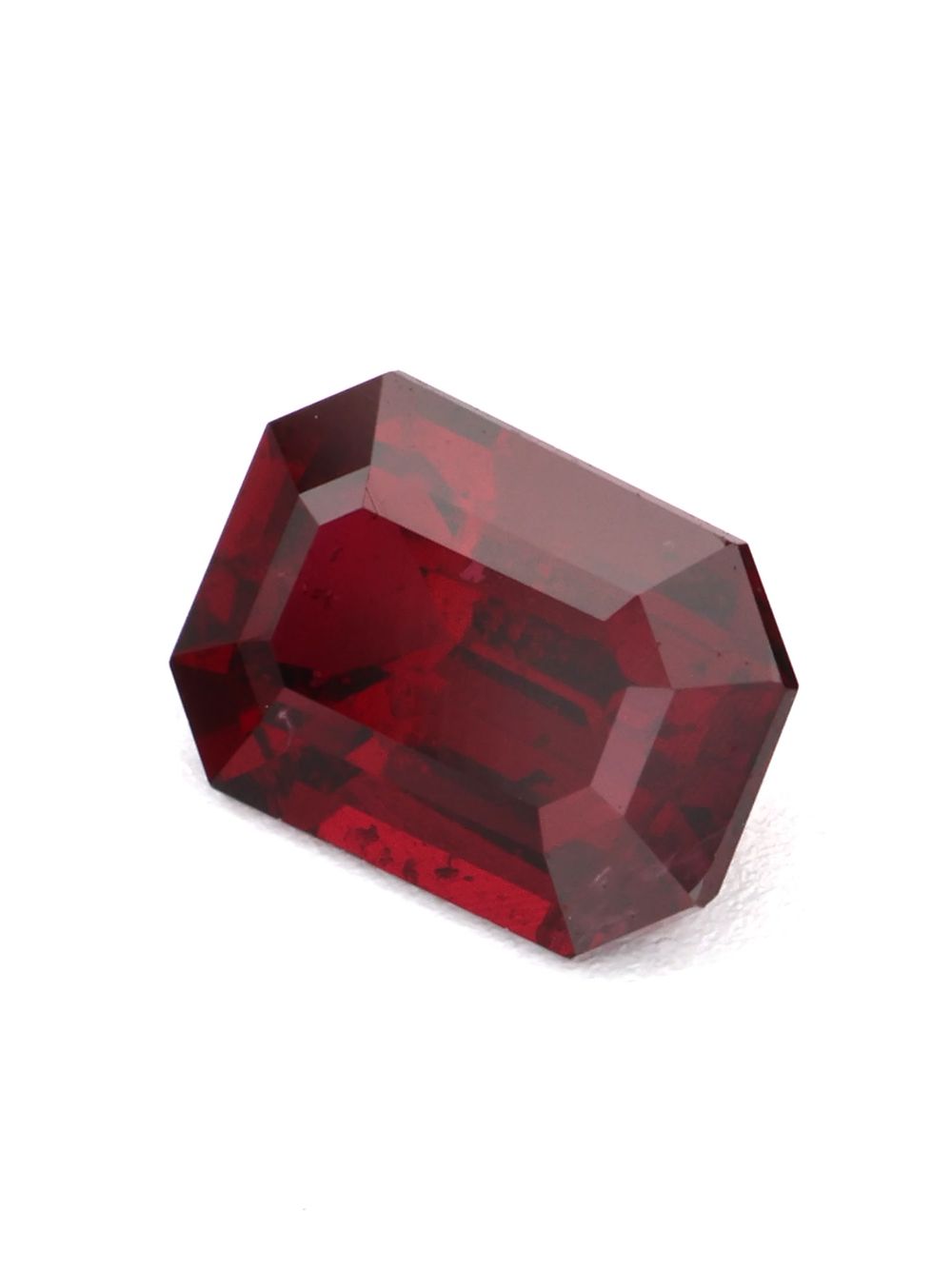 0.38 ct Unheated Royal Red Ruby, Elongated Emerald