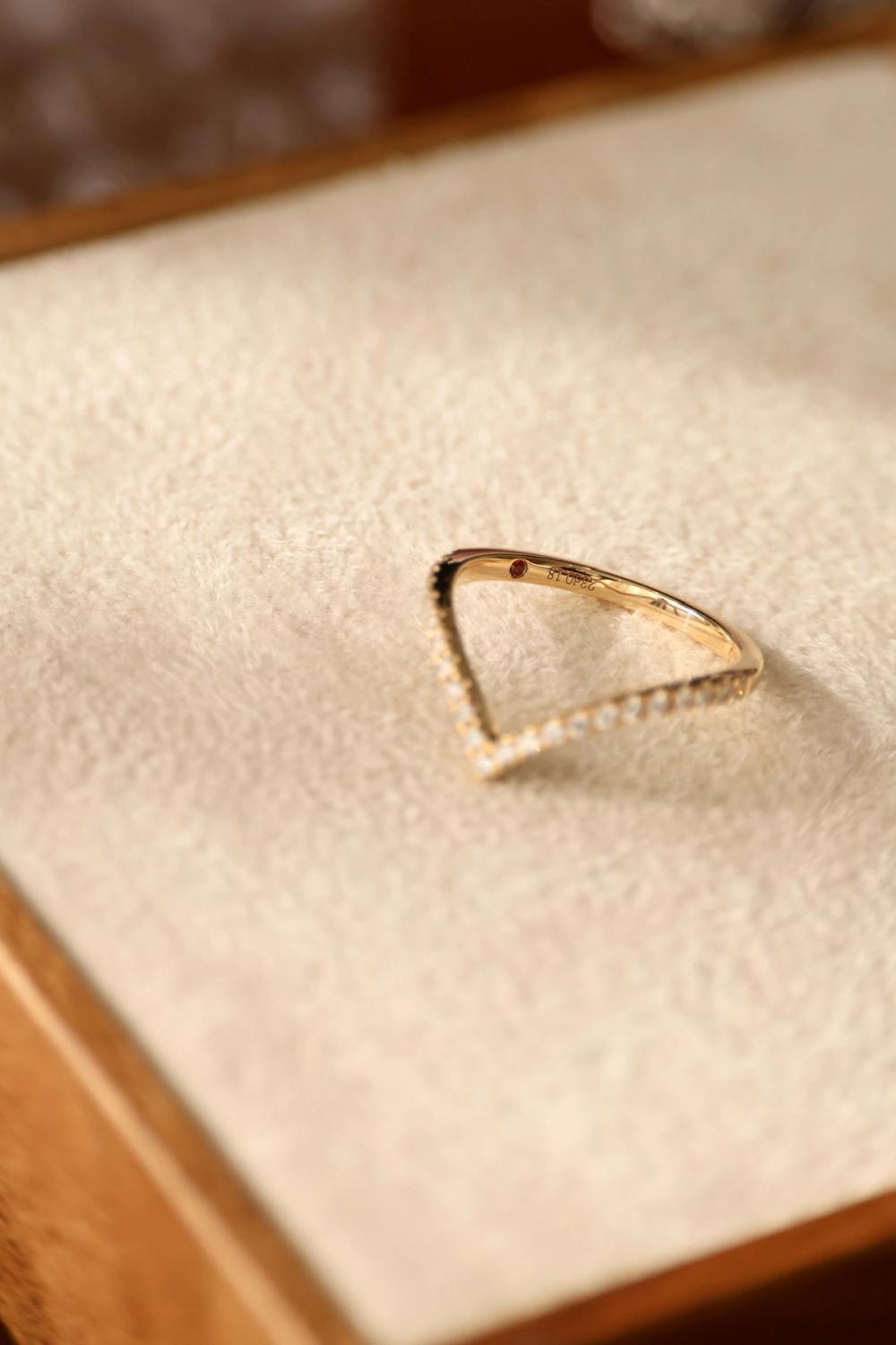 Nangi Birthstone inside the ring band