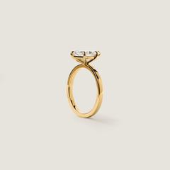 Nangi fine jewelry - white ring in gold