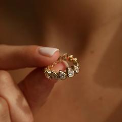 Nangi fine jewelry - white ring in gold