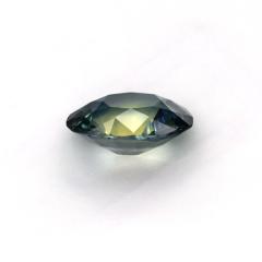 Nangi fine jewelry - teal sapphire gemstone in gold