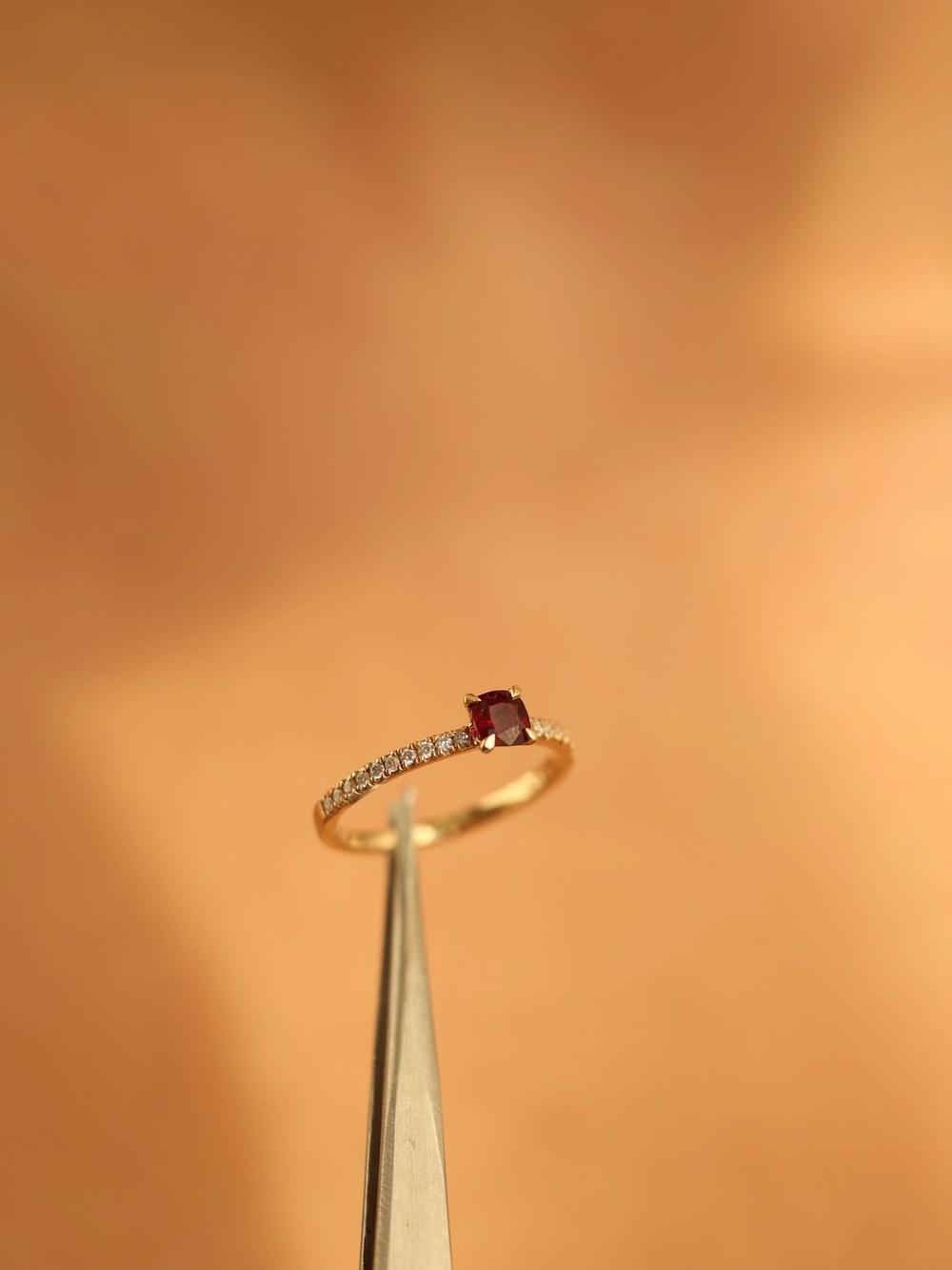 Cushion Ruby Flamingo