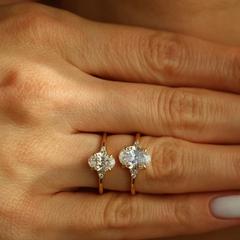 Nangi fine jewelry - lab grown diamond ring in gold