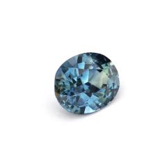 Nangi fine jewelry - teal / Peacock sapphire gemstone in gold