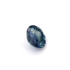 Nangi fine jewelry - teal / Peacock sapphire gemstone in gold