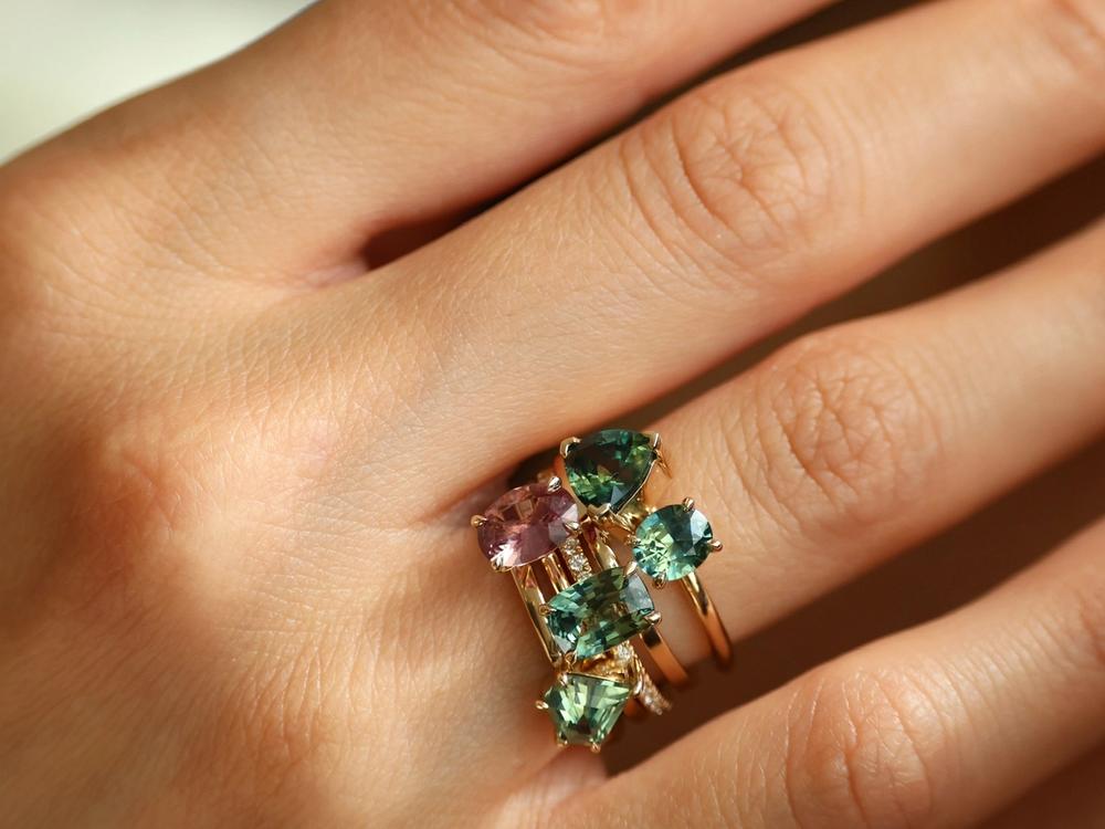 Nangi Sapphire Engagement Ring