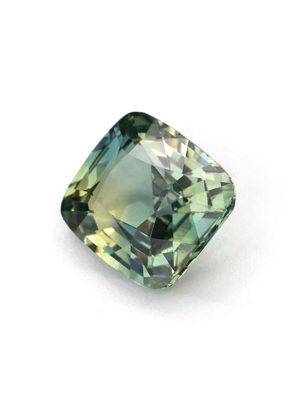 1.01 ct Teal, Cushion Cut Sapphire