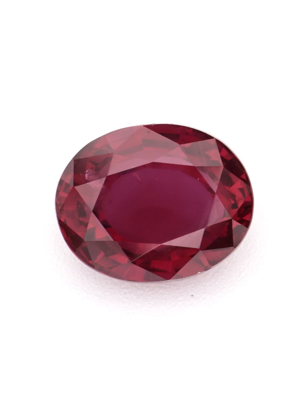 0.50 ct Unheated Royal Red Ruby, Oval
