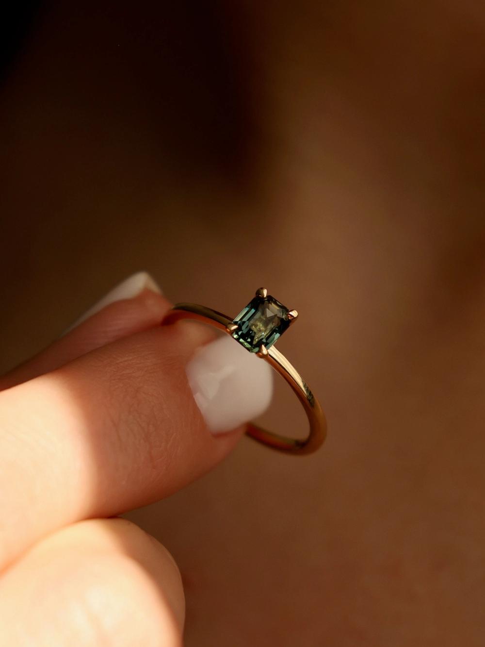 Emerald Teal Peacock