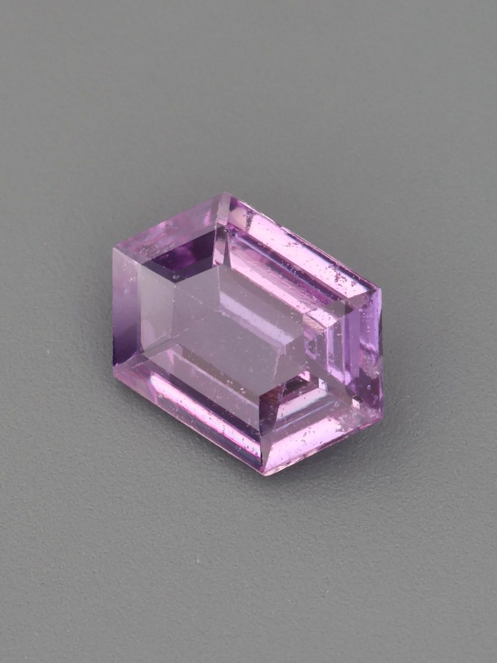 Violet Twilight Sapphire — 0.58 ct Hexagon Cut