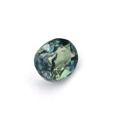Nangi fine jewelry - teal / Peacock sapphire gemstone in gold