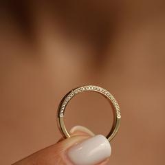 Nangi fine jewelry - lab-grown diamond ring in gold