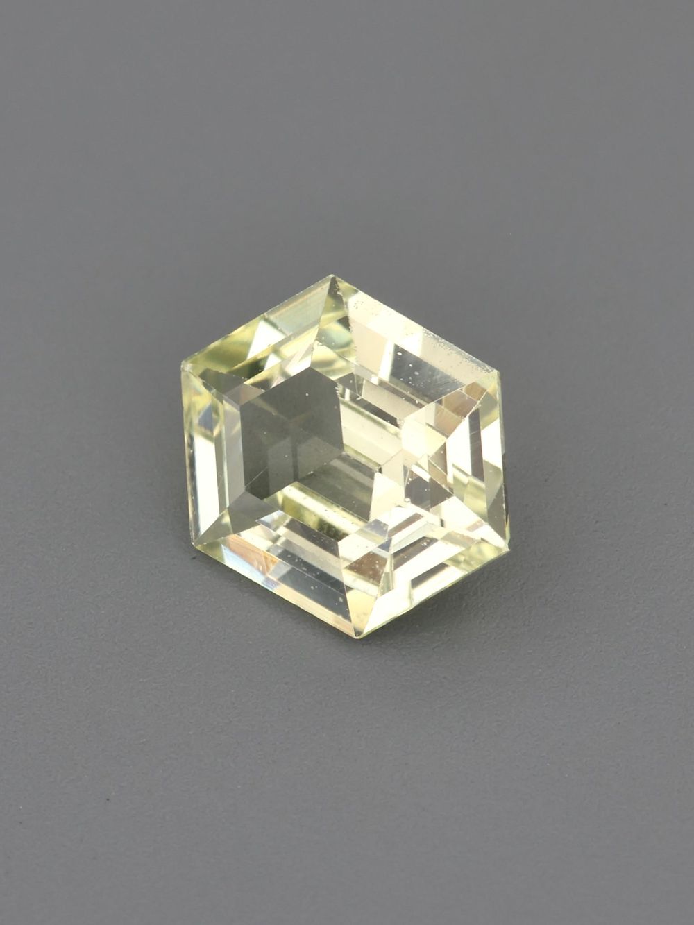 Ceylon Sunrise Sapphire — 0.67 ct Hexagon Cut