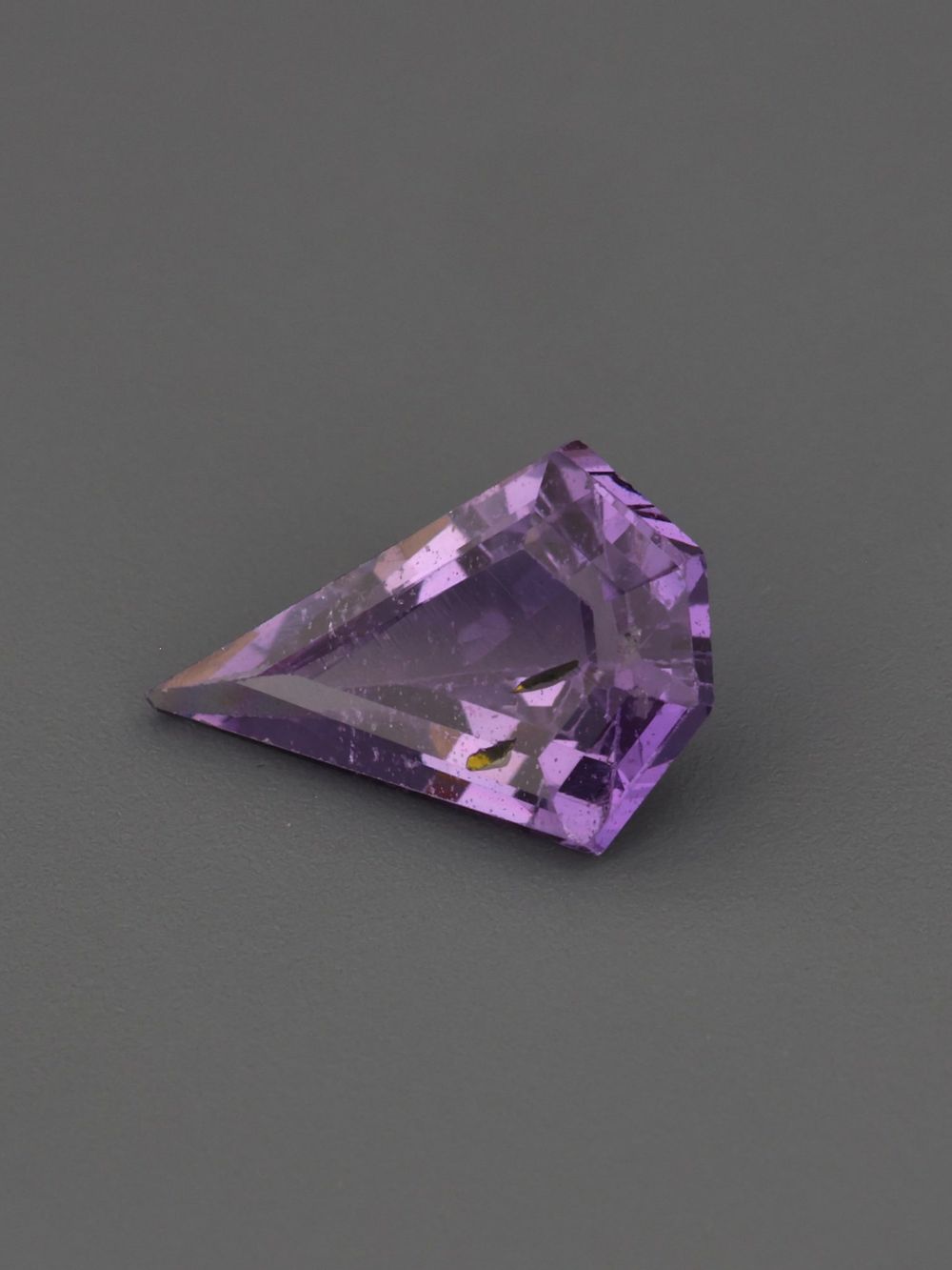 Royal Orchid Sapphire — 0.70 ct Shield Cut