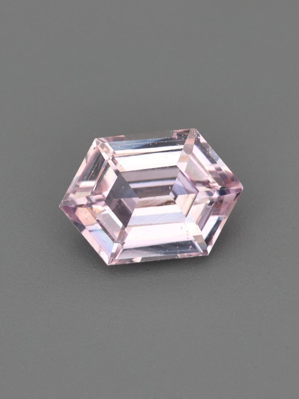 Sugar Blossom Sapphire — 0.66 ct Hexagon Cut