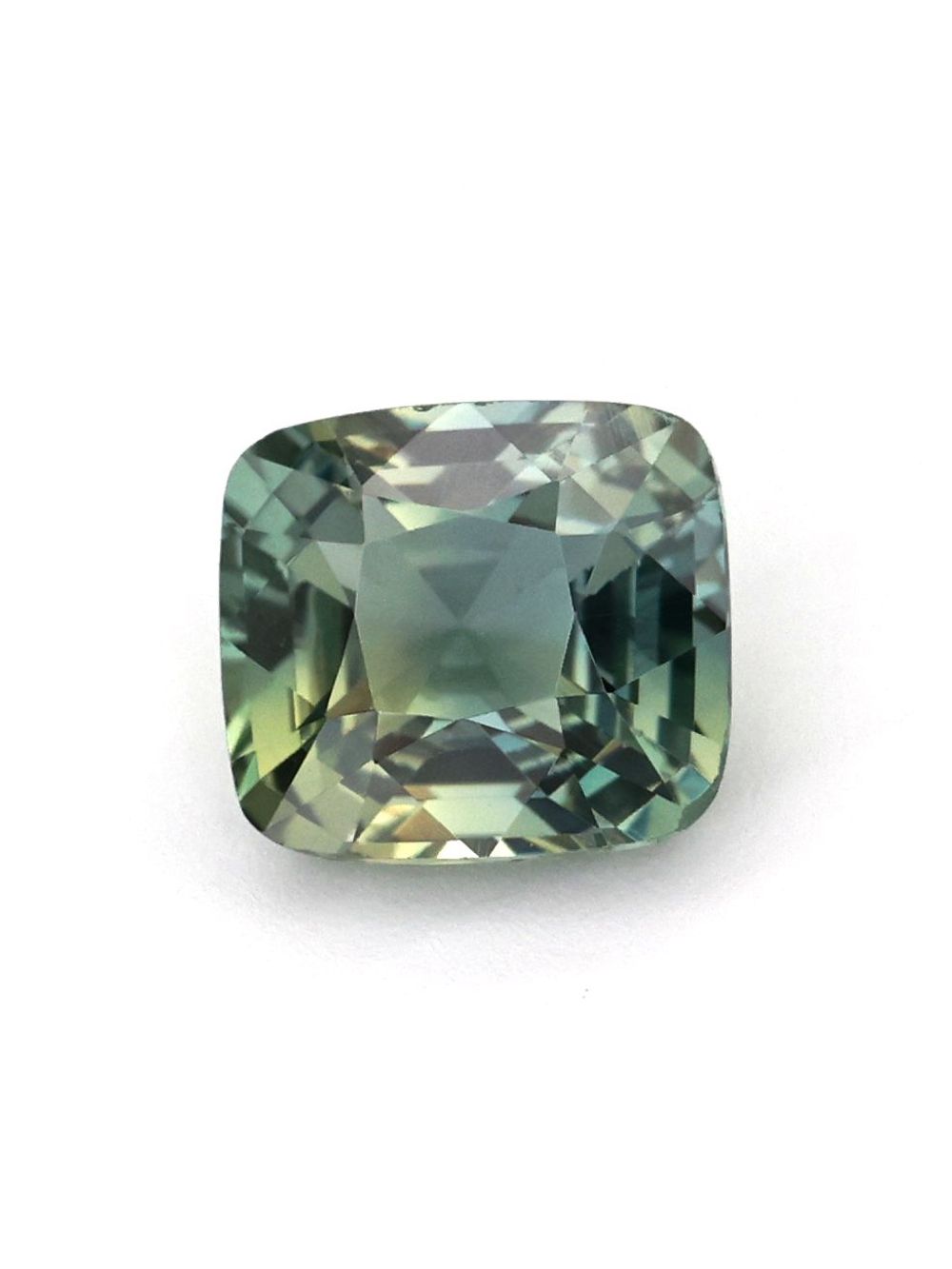 1.01 ct Teal, Cushion Cut Sapphire
