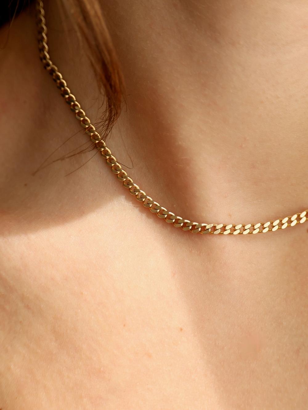 Bold Panther Gold Chain Necklace