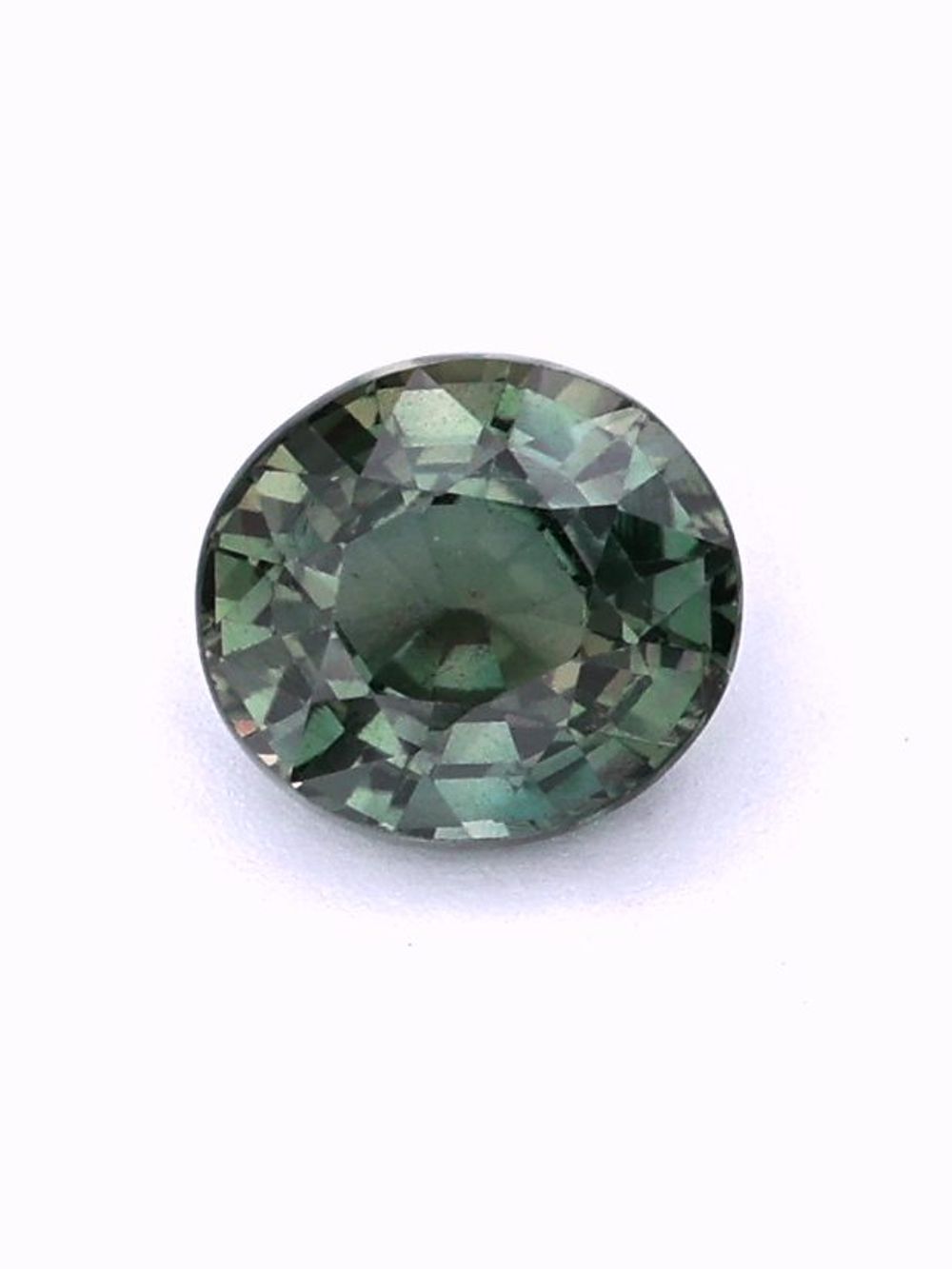 1.05 ct Deep Green, Oval Sapphire