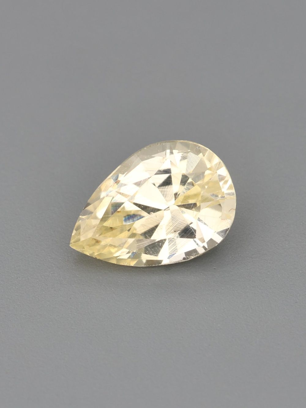 Golden Dawn Sapphire — 0.67 ct Pear Cut
