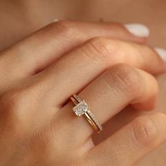 Nangi fine jewelry - white ring in gold