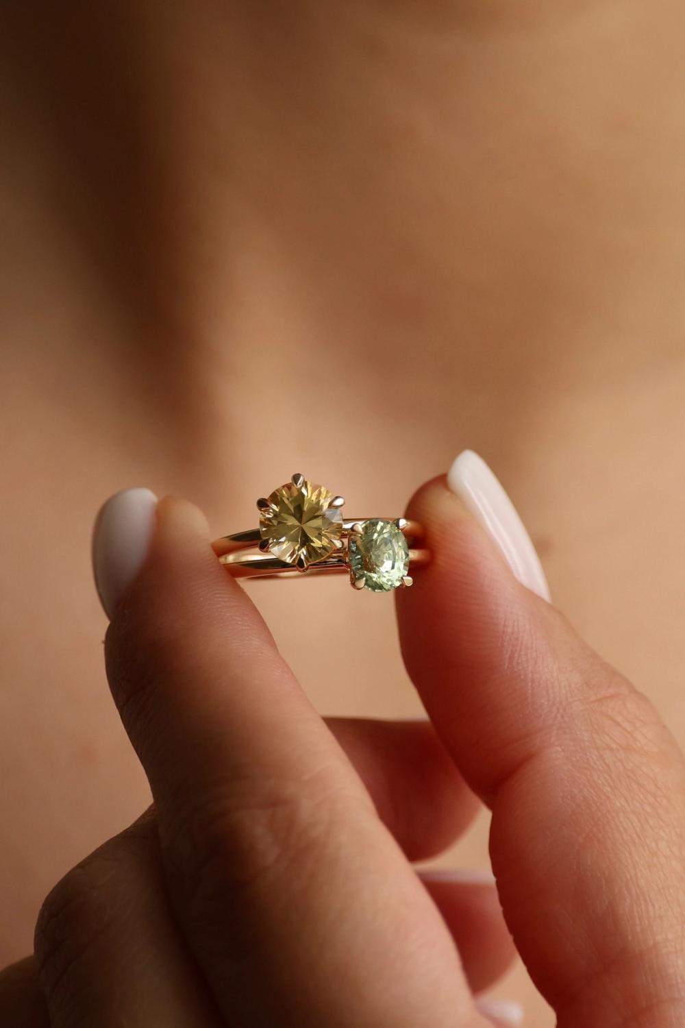 Colorful Gemstone Rings