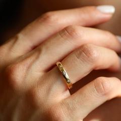 Nangi fine jewelry - lab-grown diamond ring in gold