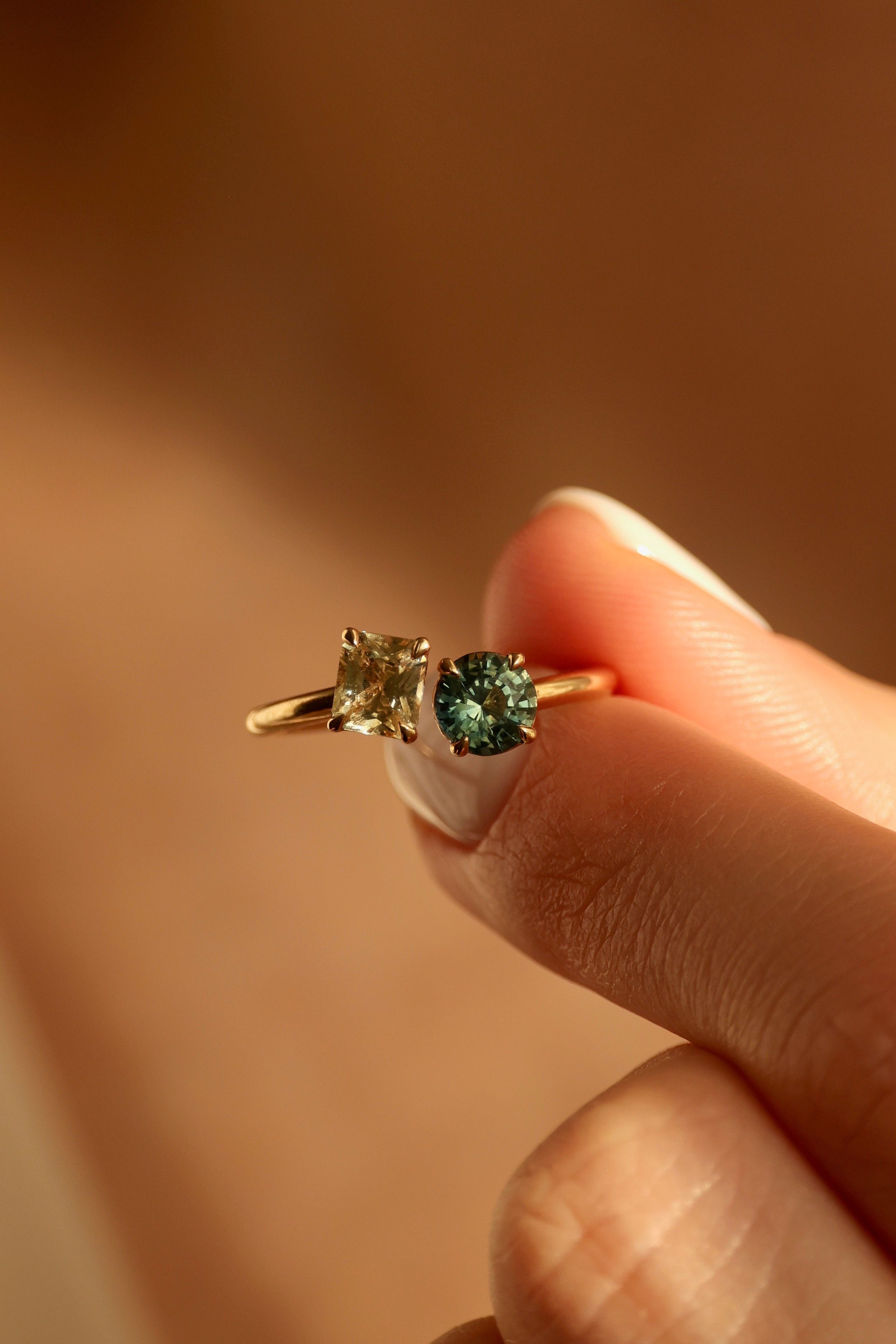 Golden Haze Toi Et Moi | Nangi Fine Jewelry