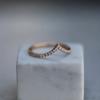Nangi fine jewelry - white lab-grown diamond ring in rose_gold
