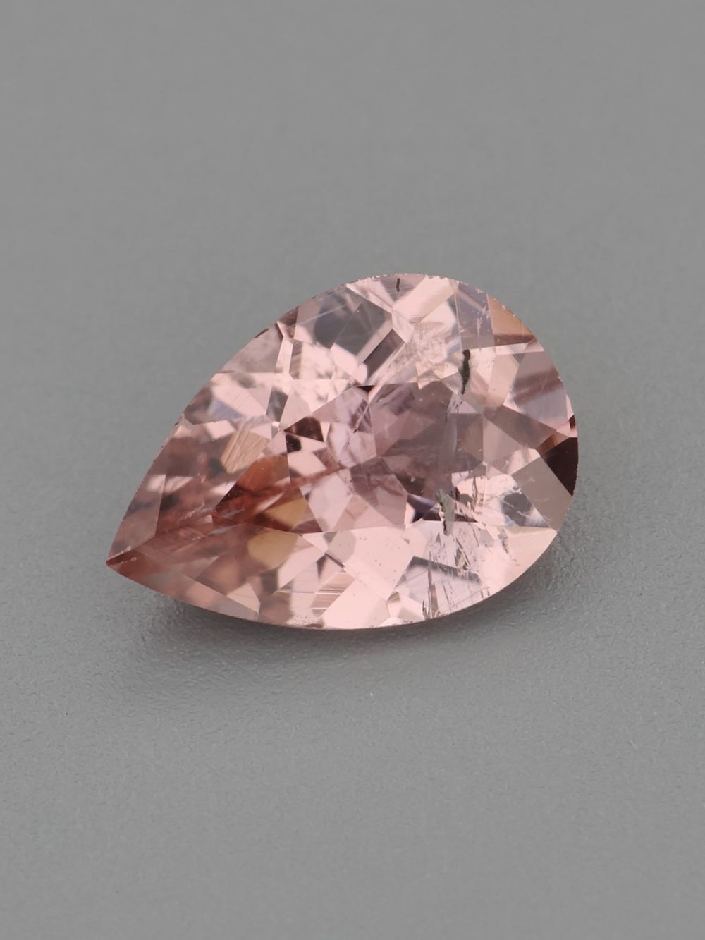 0.52 ct Blush Rose, Pear Cut Tourmaline