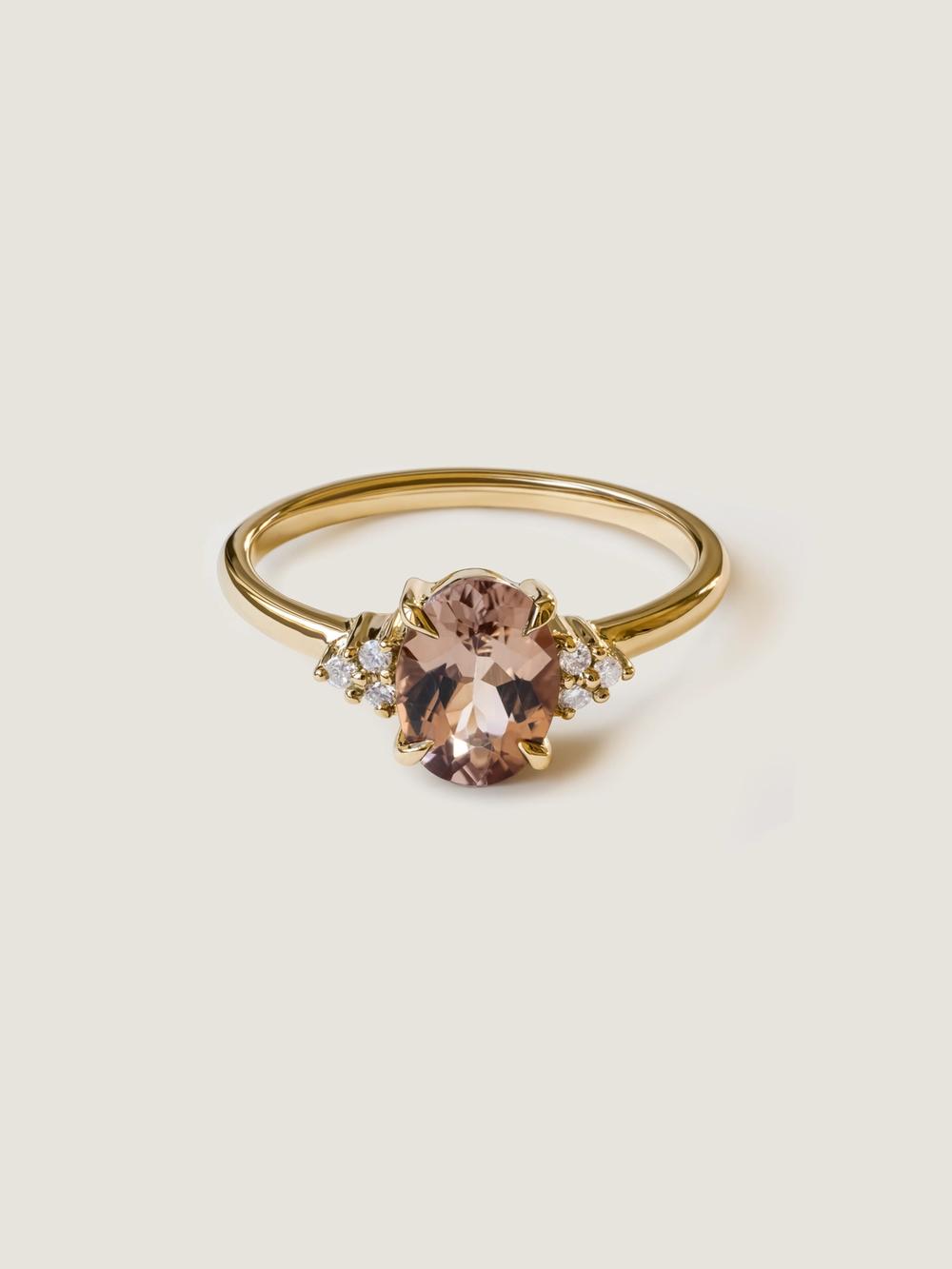 Flamingo Amber Glow & Sprinkled Diamonds