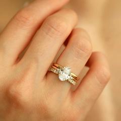 Nangi fine jewelry - white ring in gold