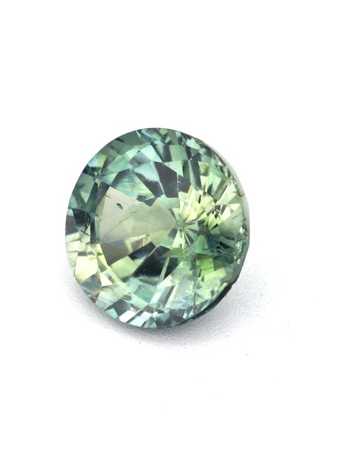 Nangi fine jewelry - teal / Peacock sapphire gemstone in gold
