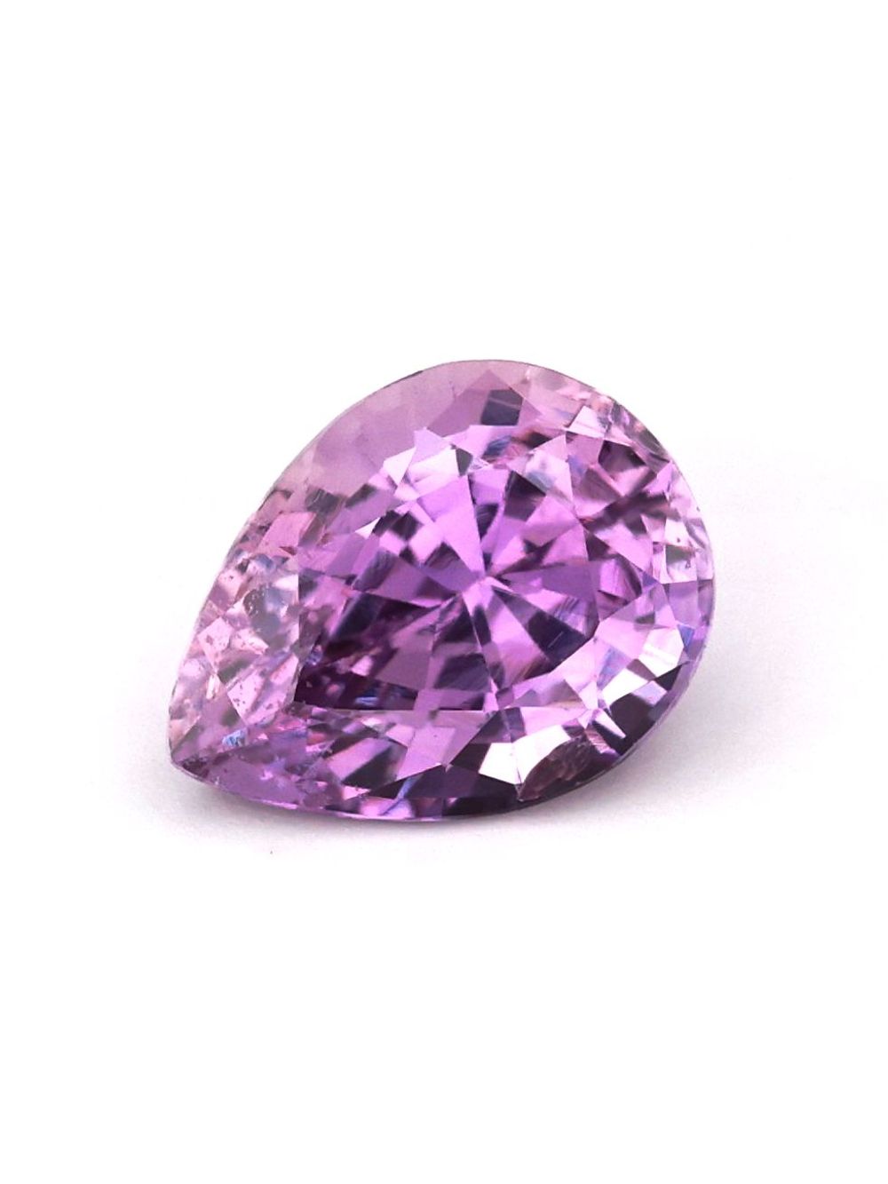 1,25 ct Electric Purple, Pear Cut Sapphire