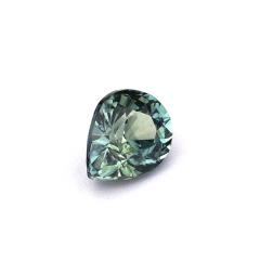 Nangi fine jewelry - teal / Peacock sapphire gemstone in gold