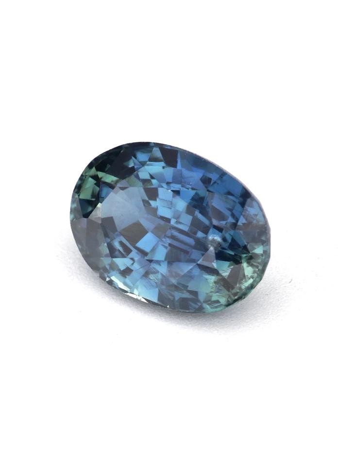 Nangi fine jewelry - teal / Peacock gemstone in gold