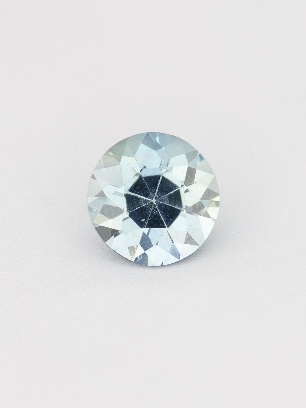 Blue Breeze Sapphire — 0.58 ct Round Cut
