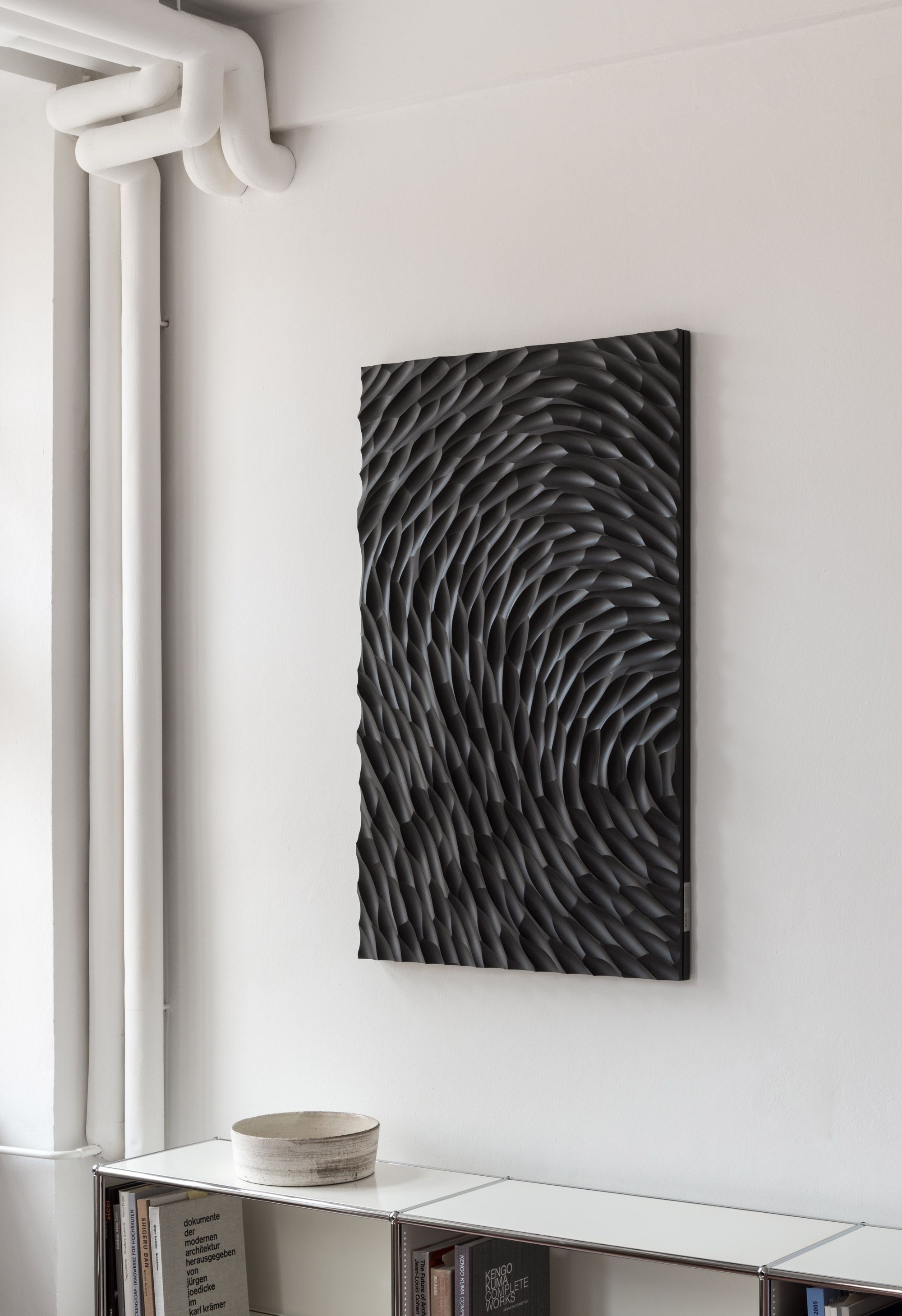 Formfeld 1, MDF Schwarz Seidenmatt