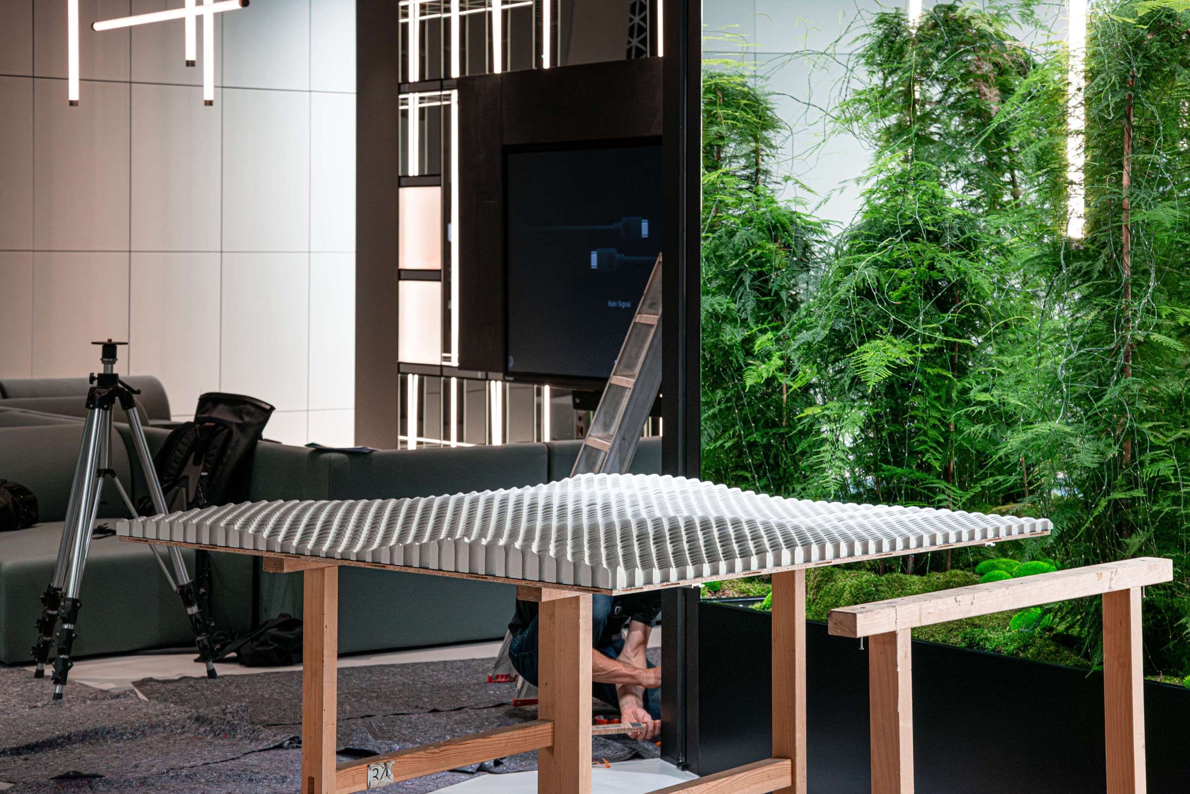 Eines von vier Segmenten vor der Montage