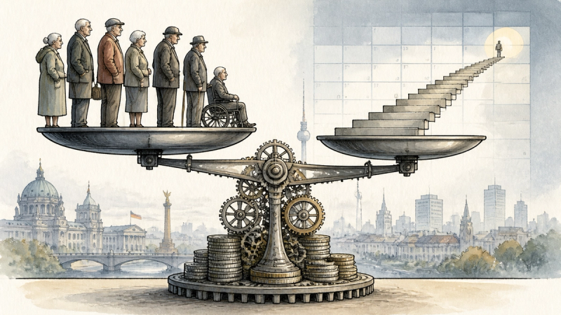 Illustration für germany-reopens-the-pension-question