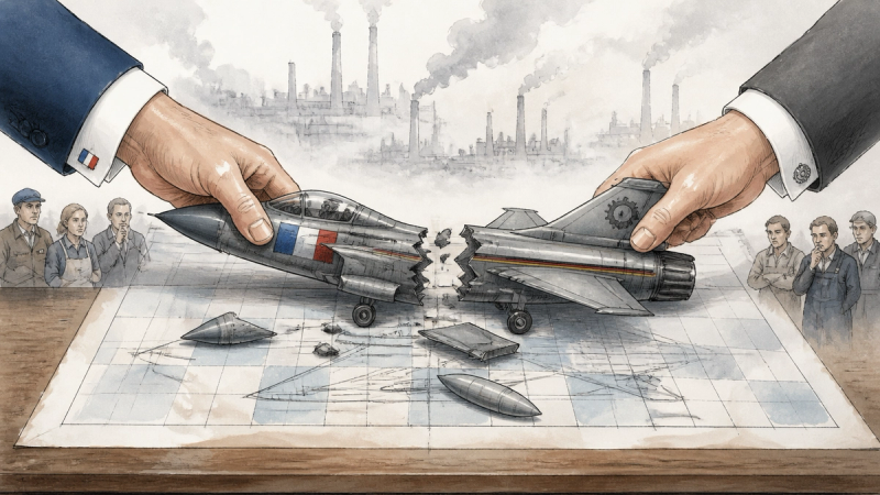 Illustration für fcas-collapse-europe-defence-industrial-nationalism