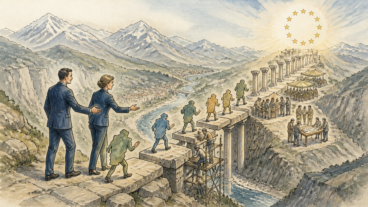Illustration für merz-macron-westbalkan-eu-erweiterung-montenegro