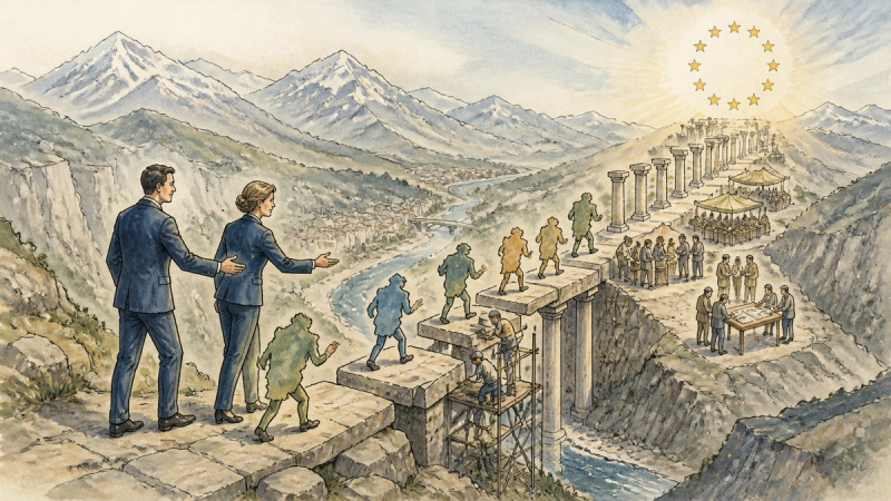Illustration für merz-macron-westbalkan-eu-erweiterung-montenegro