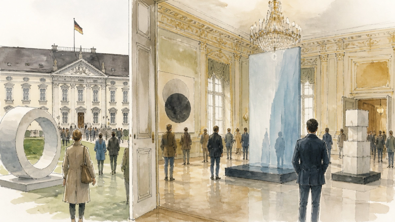 Illustration für bellevue-palace-temporary-museum-germany