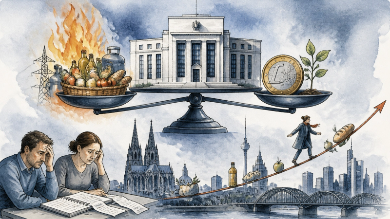 Illustration für ecb-rate-hike-europe-inflation-warning