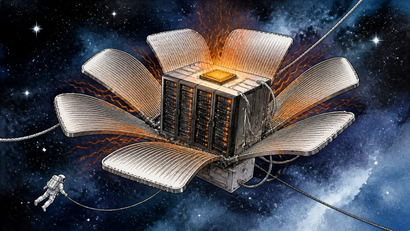 Illustration für can-you-put-an-ai-data-center-in-orbit