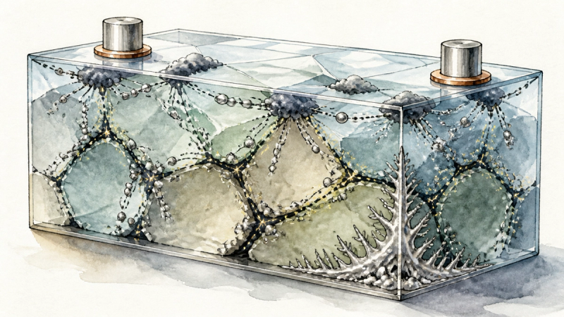 Illustration für hidden-electrical-weather-inside-solid-state-batteries